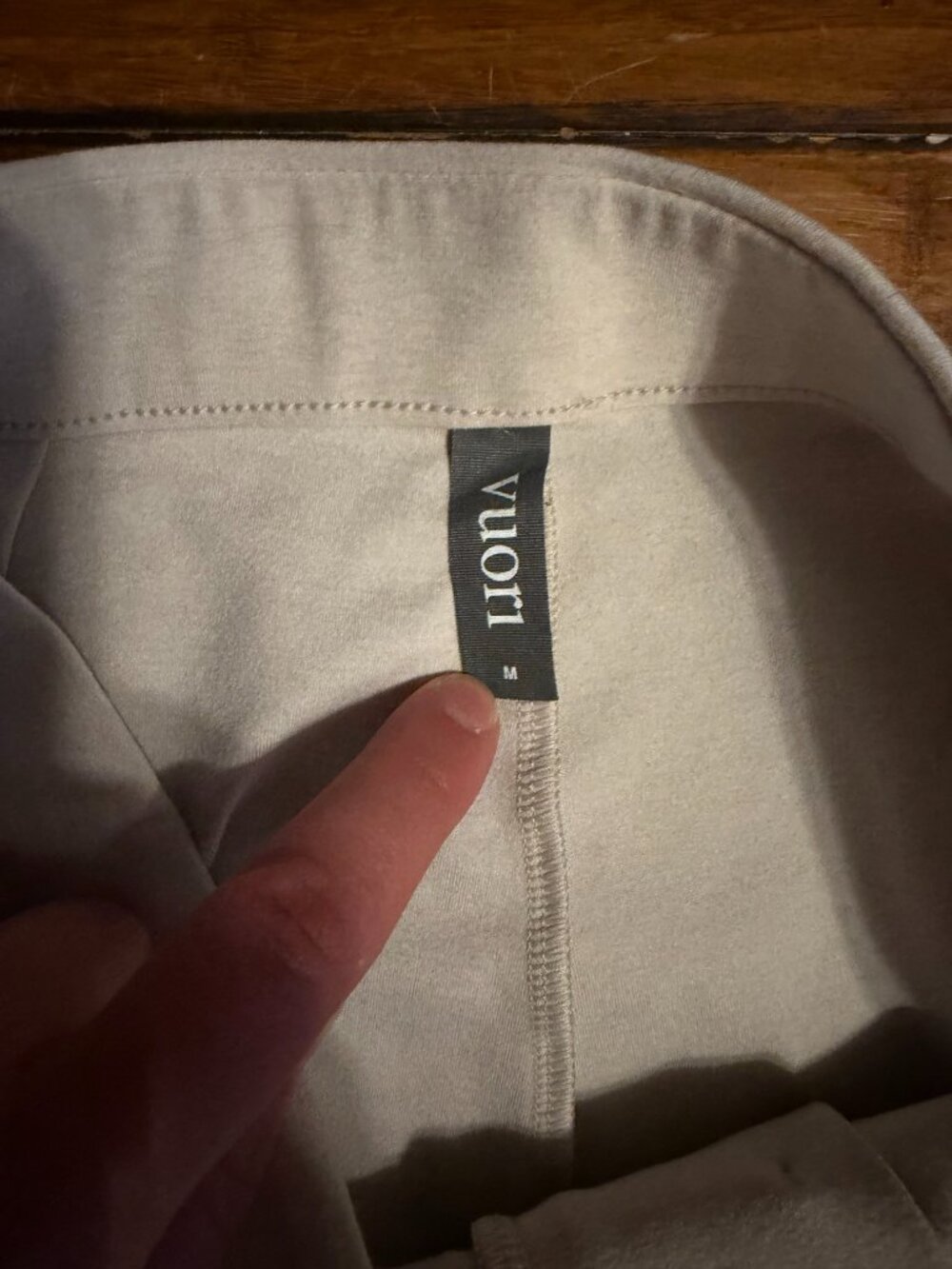 Vuori Khaki Wide Leg Relaxed Fit Elevation Trouser, Size M - Picture 5 of 11